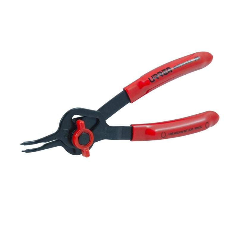 Pinza para anillos de retención convertibles con mariposa .090 ángulo de 0°, 377 Urrea - Tool Ferreterías / Ferretodo - Herramientas y material de construcción.