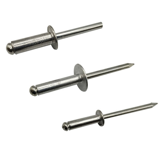 Remache Pop De Aluminio Ala Ancha Ca 610 De 3/16" X 13/16"