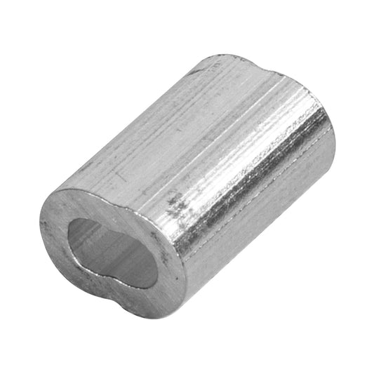 Casquillo Doble De Aluminio Para Cable 1/16"