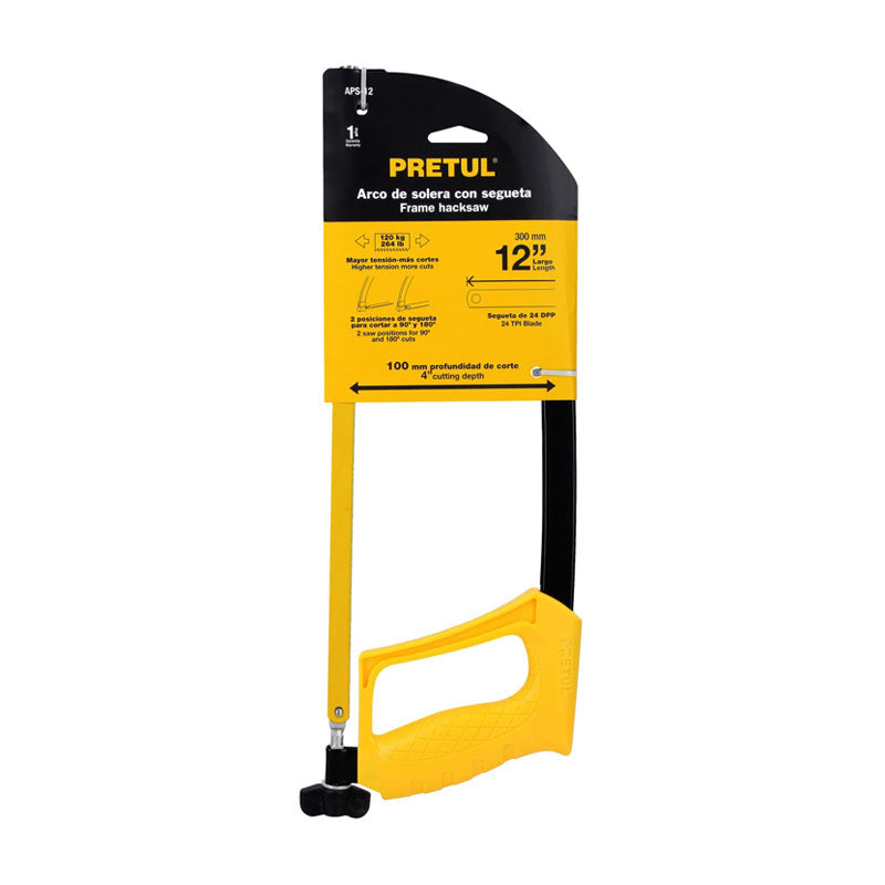 Arco 12" De Solera Para Segueta, Pretul