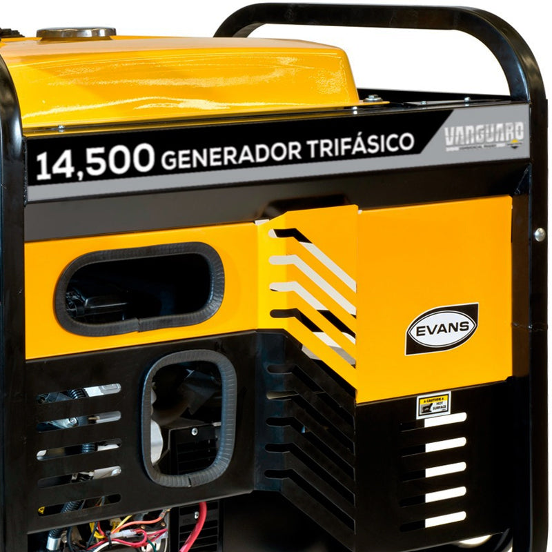 Generador Trifásico De 14.5 Kva Motor A Gasolina De 23 Hp Gt145Mg2300Bs Evans