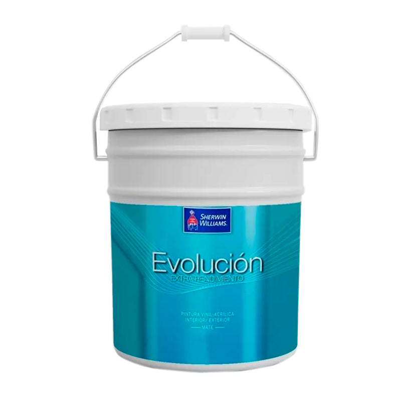 Pintura Vinil Acrílica Blanca Evolución En Cubeta, Sherwin Williams