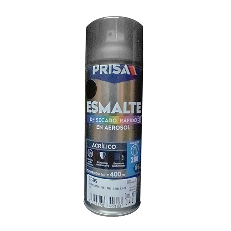 Pintura En Aerosol Negro De 400 Ml