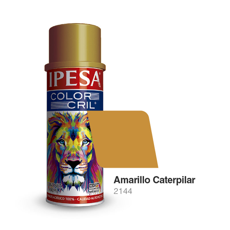 Pintura En Aerosol Color Amarillo Caterpilar