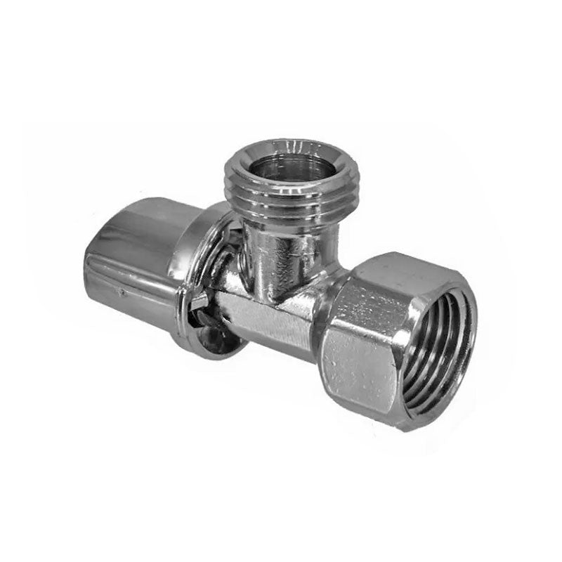 Llave De Control Angular De 1/4 De Vuelta Para Agua De 1/2" Fnpt X 1/2" M Ip133 Coflex