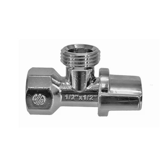 Llave De Control Angular De 1/4 De Vuelta Para Agua De 1/2" Fnpt X 1/2" M Ip133 Coflex