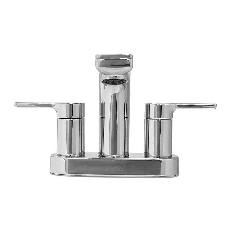 Llave Mezcladora De 4" Para Lavabo Cromada Gld400 Coflex