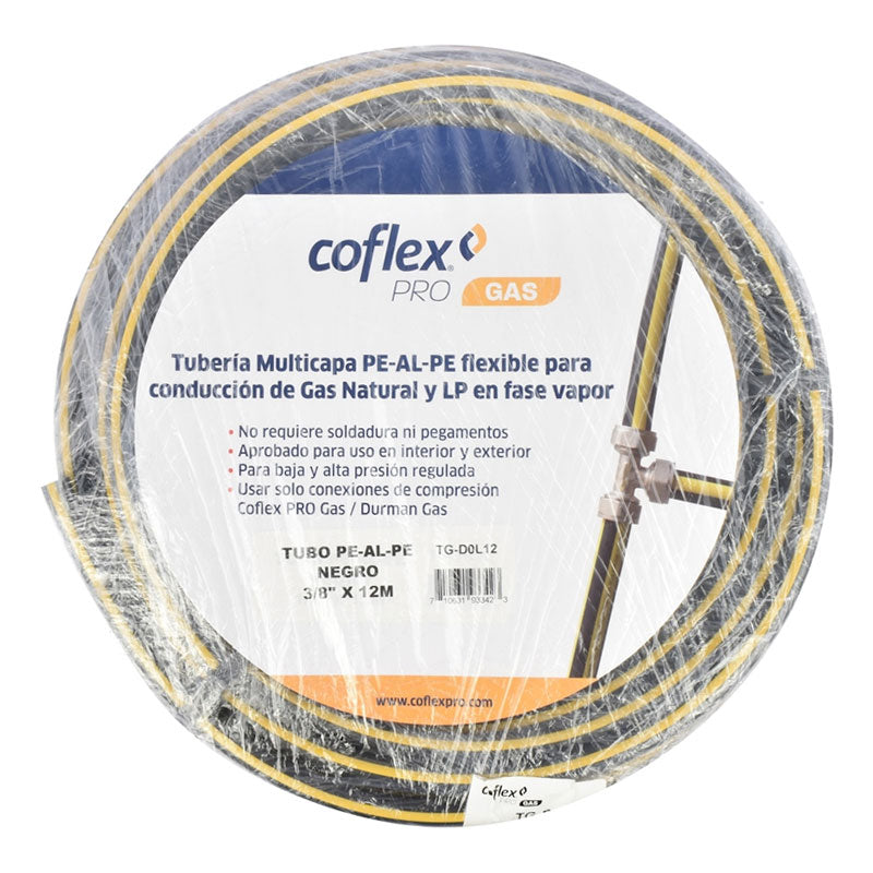 Tubería Multicapa Flexible Para Gas Natural Y Lp De 3/8" X 12 M Tgd0L12 Coflex