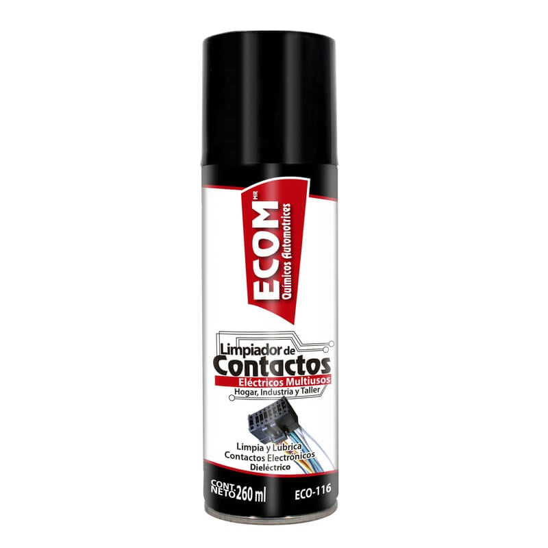 Limpiador De Contactos Eléctricos Multiusos De 260 Ml, Eco116 Ecom