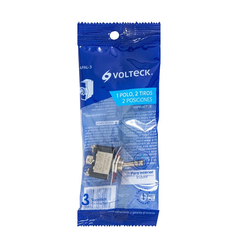 Interruptor De Palanca De 3 Tornillos 46443, Volteck
