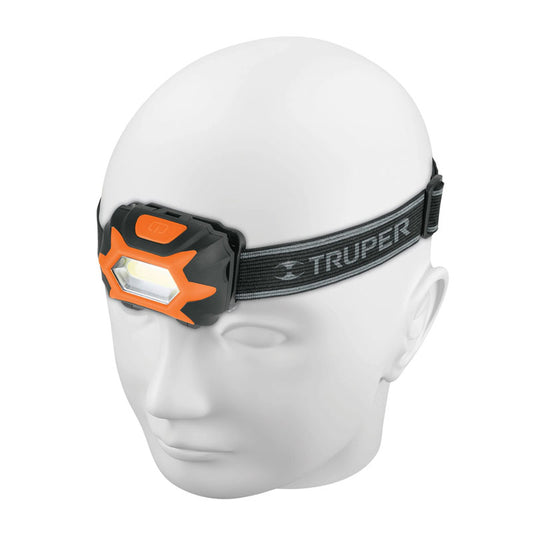 Linterna De Minero 1 Led 150 Lm De 3 Pilas Aaa, Truper