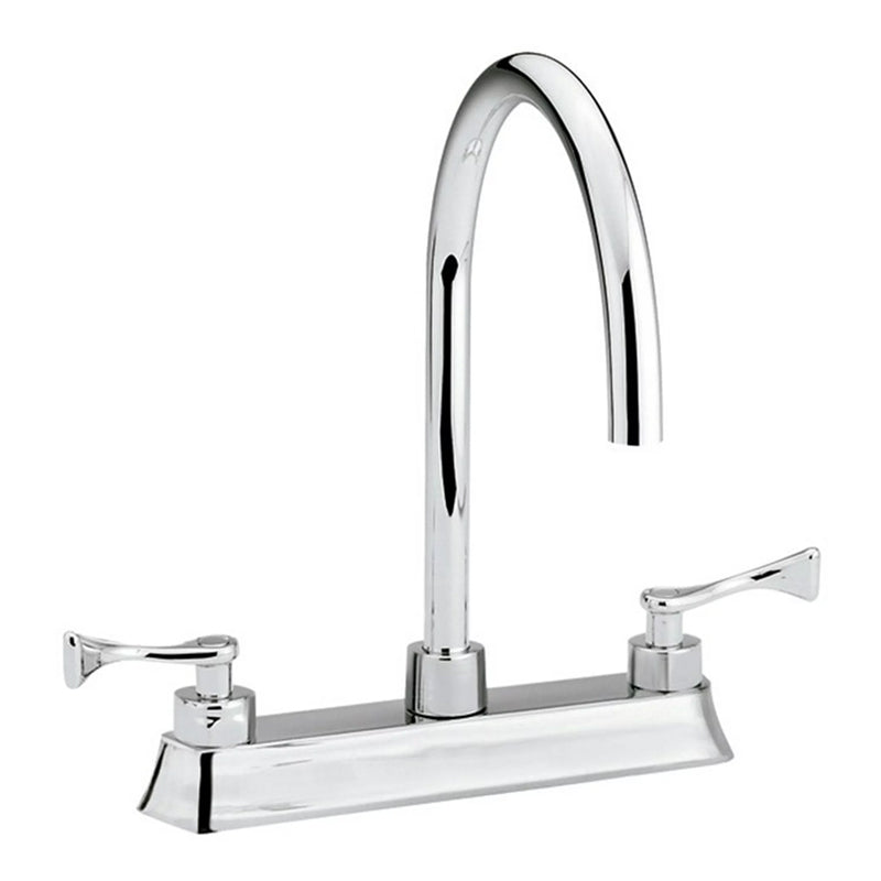 Mezcladora Para Lavabo Leda Con Maneral Metalflu 2615