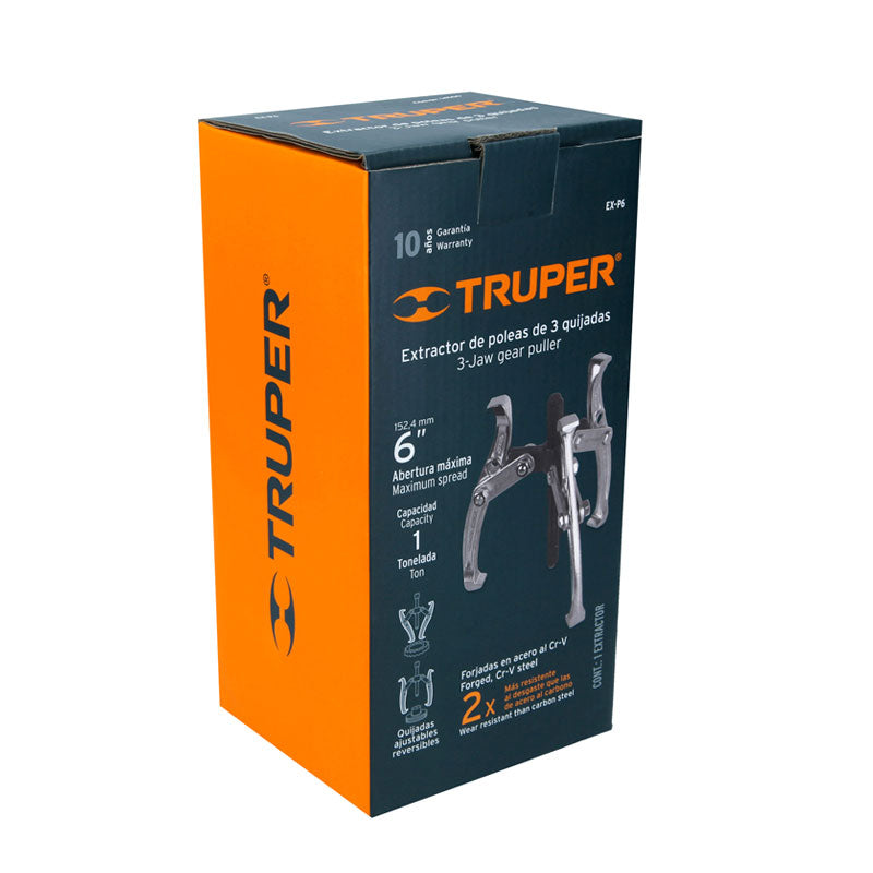 Extractor De Poleas, 3 Quijadas, 6", Truper