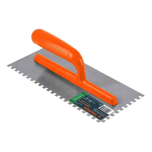 Llana 11" Dentado Cuadrado 1/4" , 6 Remaches, Mango Plástico, Truper