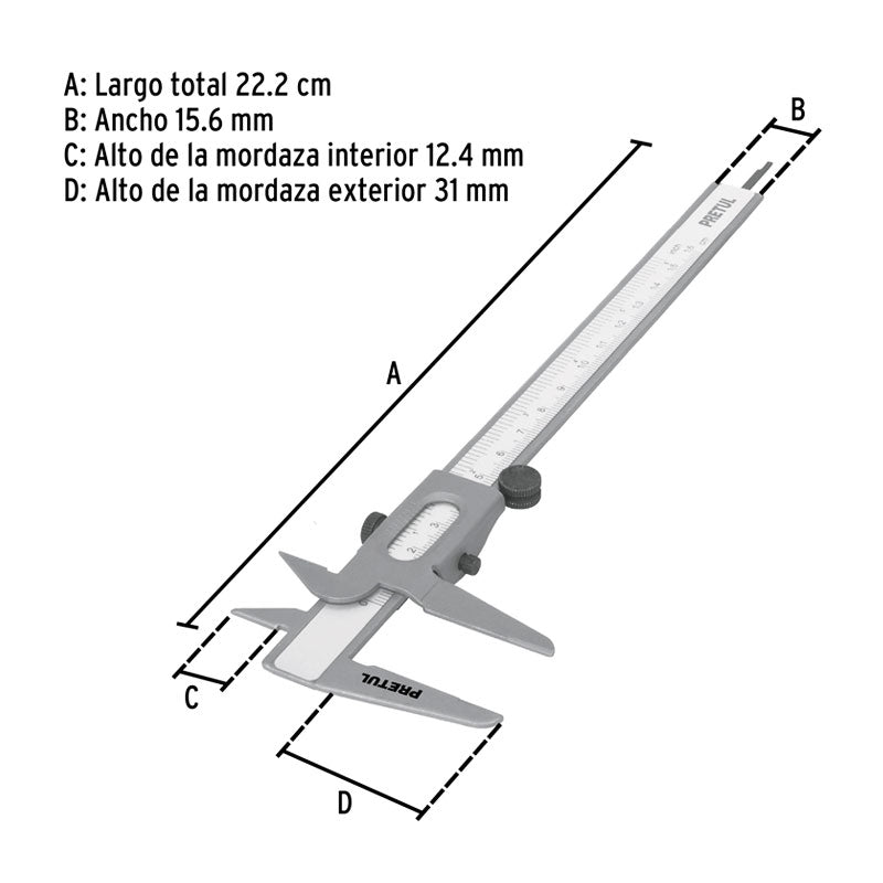Vernier De 6", Pretul