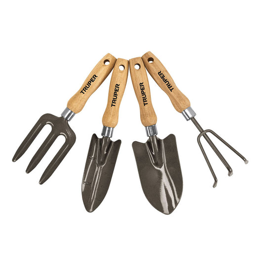 Juego De 4 Herramientas De 6" Para Jardín, Truper
