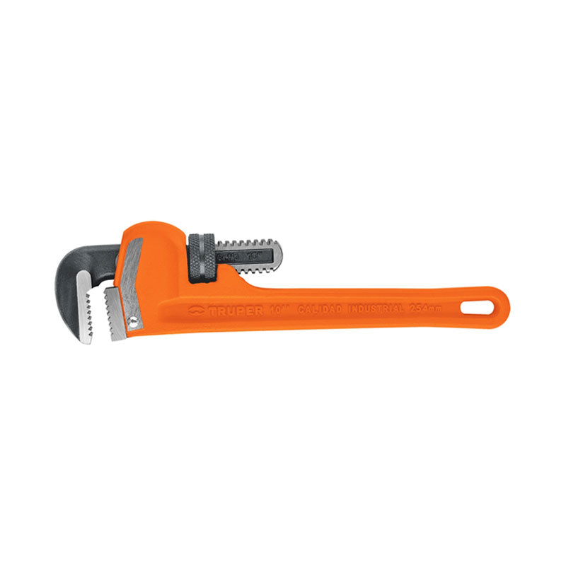 Llave Stilson 10" Cuerpo Robusto De Hierro Dúctil, Truper