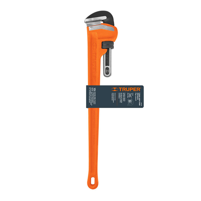 Llave Stilson 36" Cuerpo Robusto De Hierro Dúctil, Truper