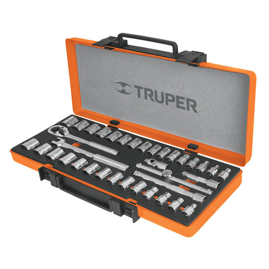 Juego De 36 Herramientas Cuadro 3/8" Std Y Mm Para Mecánico