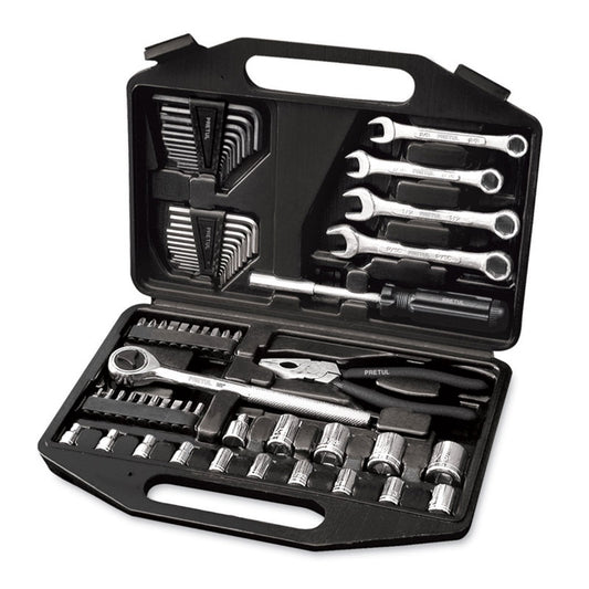 Juego De 66 Herramientas 1/4" Y 3/8" Para Mecánico, Pretul
