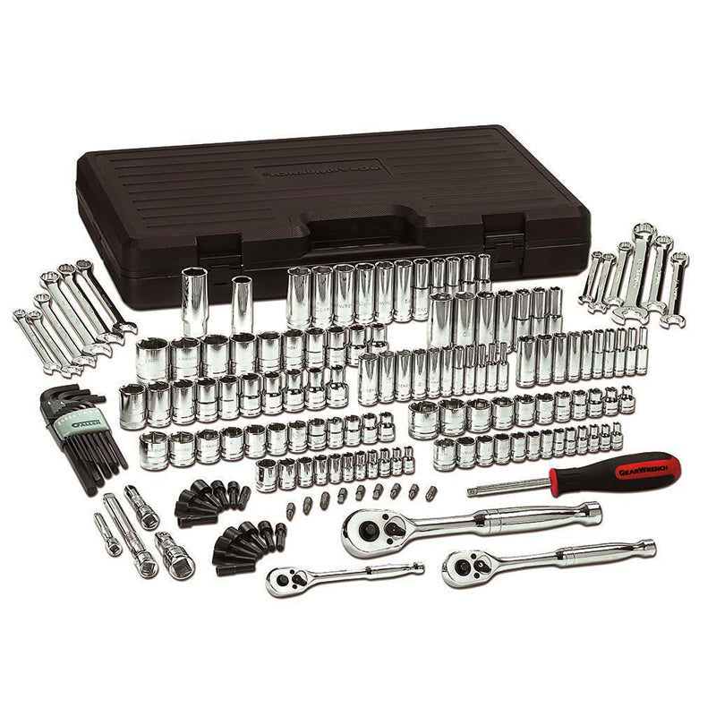 Juego De 165 Herramientas Mecánicas, Dados Estándar Y Largos Sae/Métricos, 80932 Gearwrench