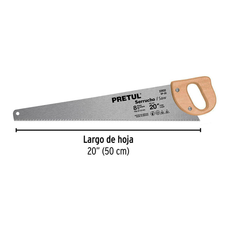 Serrucho 20" Pretul