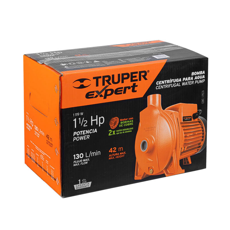 Bomba Centrífuga Para Agua Modelo Europeo,1 1/2 Hp, Expert