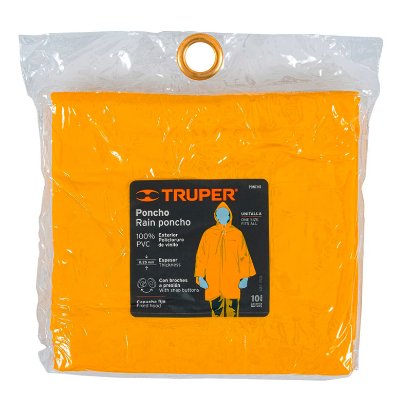 Poncho O Capamanga De Pvc, Truper