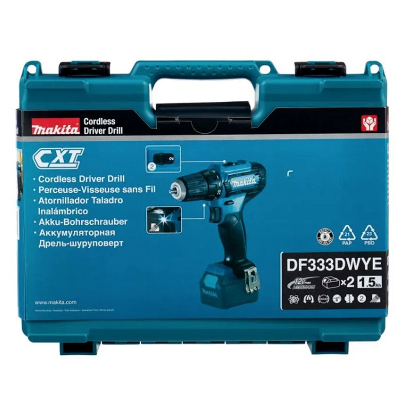 Atornillador Taladro Inalámbrico 3/8" 450Rpm Makita Df333Dwye