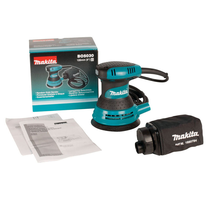 Lijadora Excéntrica 5" 300W 12000Rpm Makita B05030