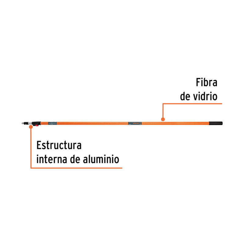 Extensión De 3.6 M De Fibra De Vidrio Para Rodillo, Truper