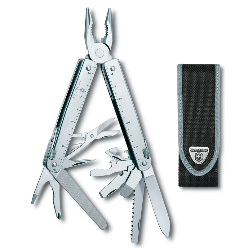 Navaja Swisstool C/Tijera F/Nylon 3.0327.N