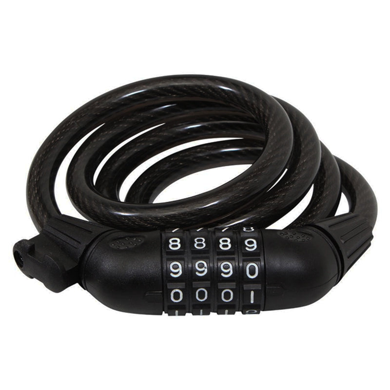 Cable Candado Espiral Combinación 1M Cbe100 Mikels