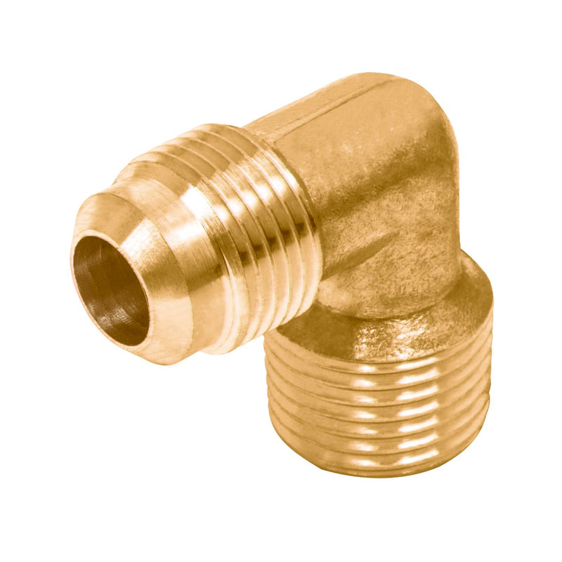 Codo Terminal Bronce 3/8" Fler X 1/4" Npt