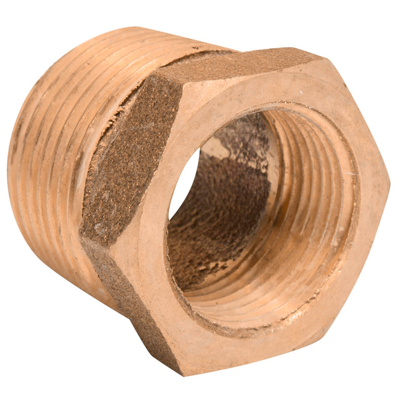 Reducción Bushing Bronce 3/4" X 1/2" Npt