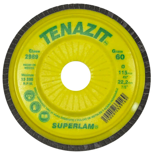 Superlam Metal 4.1/2 X 7/8" G 60 Tenazit 2989