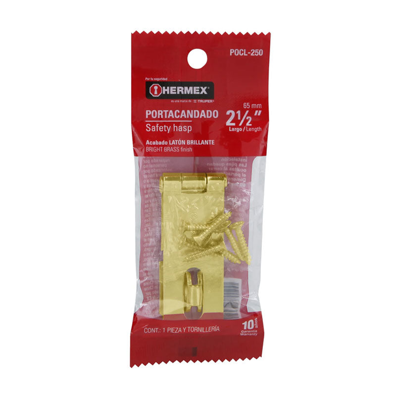 Portacandado De Acero Latonado 2 1/2", Hermex