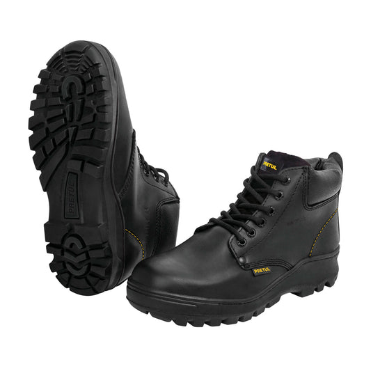 Zapato Industrial Negro #29 Con Casquillo De Acero 25994, Pretul