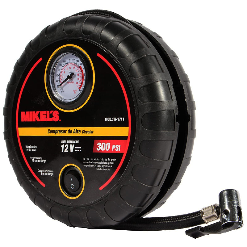 Mini Compresor Aire 250Psi Cable 3Mt W 1711 Mikels