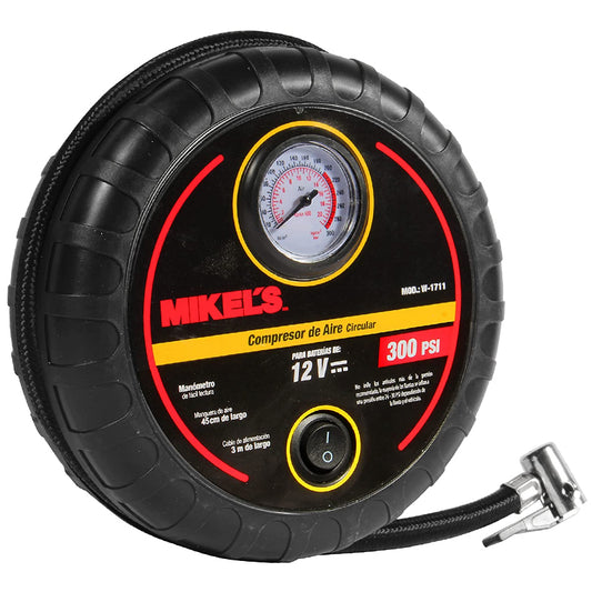 Mini Compresor Aire 250Psi Cable 3Mt W 1711 Mikels