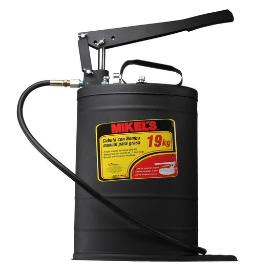 Cubeta Grasa C/Bomba Manual 19 Kg Cmg 19 Mikels