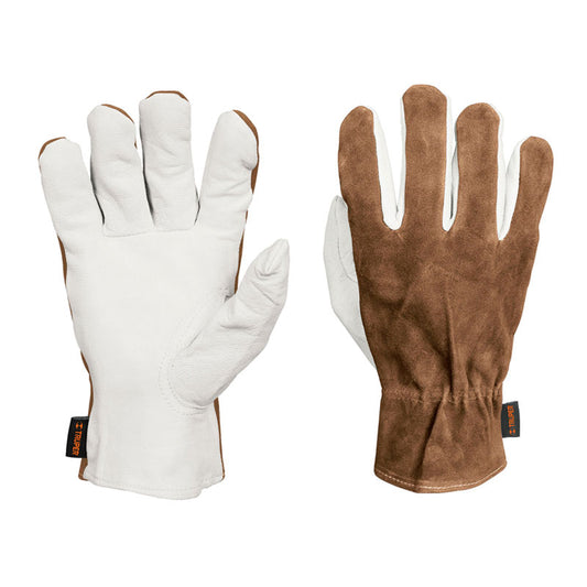 Guantes De Piel De Cabra Con Dorso De Carnaza, Truper