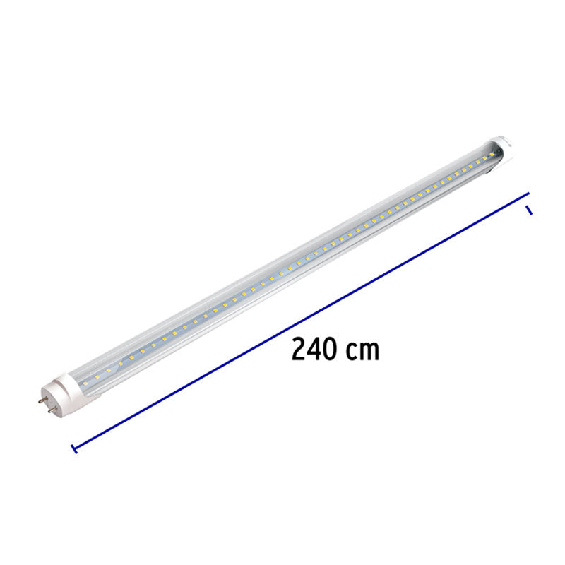 Tubo De Led T8 36 W Base G13 Pantalla Policarbonato, Volteck Basic