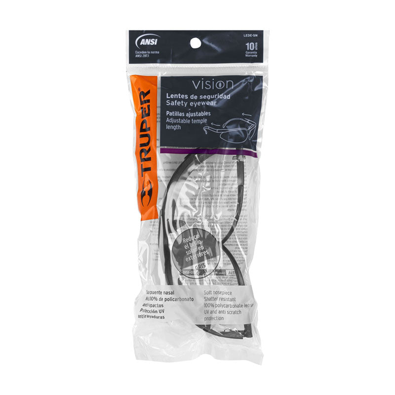 Lentes De Seguridad Grises, Truper Vision