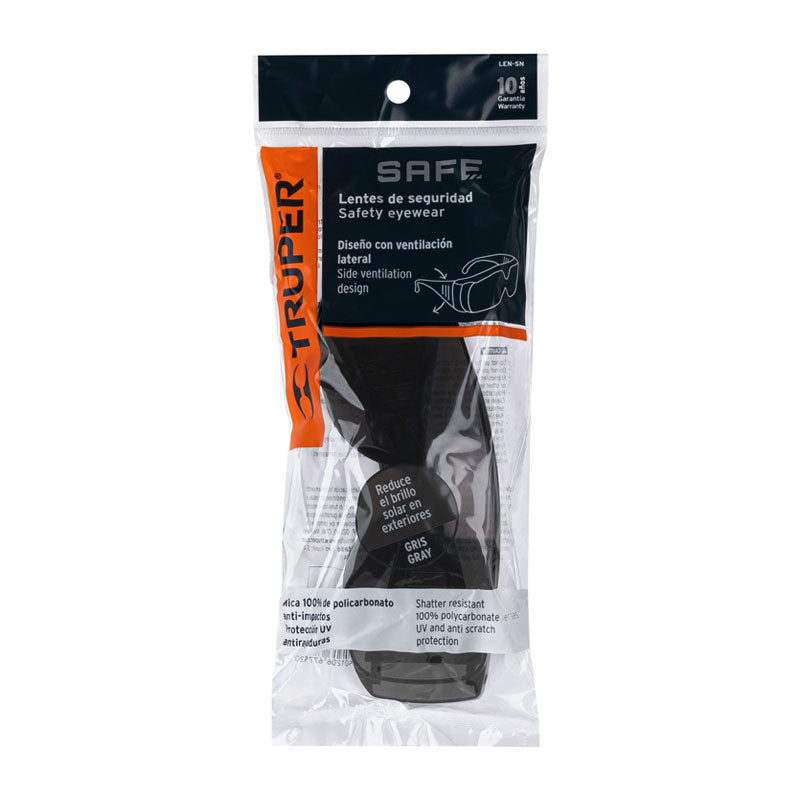 Lentes De Seguridad Grises, Truper Safe