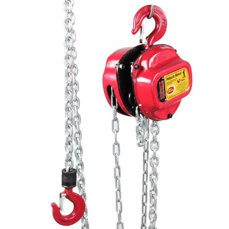 Polipasto Manual 1 Tn 3 Mt D/Cadena Polm 1 Mikels