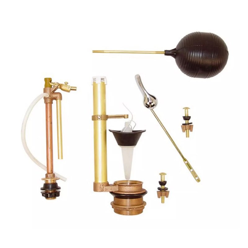 Juego De Accesorios Completo De Bronce Para W.C., 72 Rugo - Tool Ferreterías / Ferretodo - Herramientas y material de construcción.