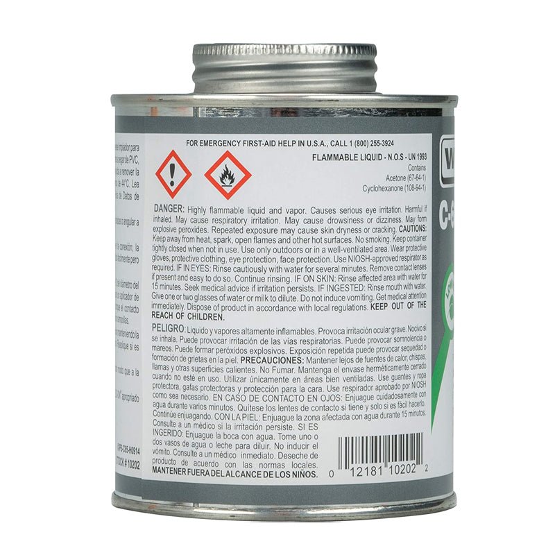 Limpiador C65 Weldon Para De Pvc 500 Ml - Tool Ferreterías / Ferretodo - Herramientas y material de construcción.