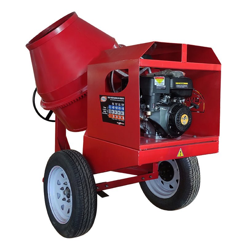 Revolvedora Motor A Gasolina 9 Hp Thunder Con Capacidad De 255 L Evans - Tool Ferreterías / Ferretodo - Herramientas y material de construcción.