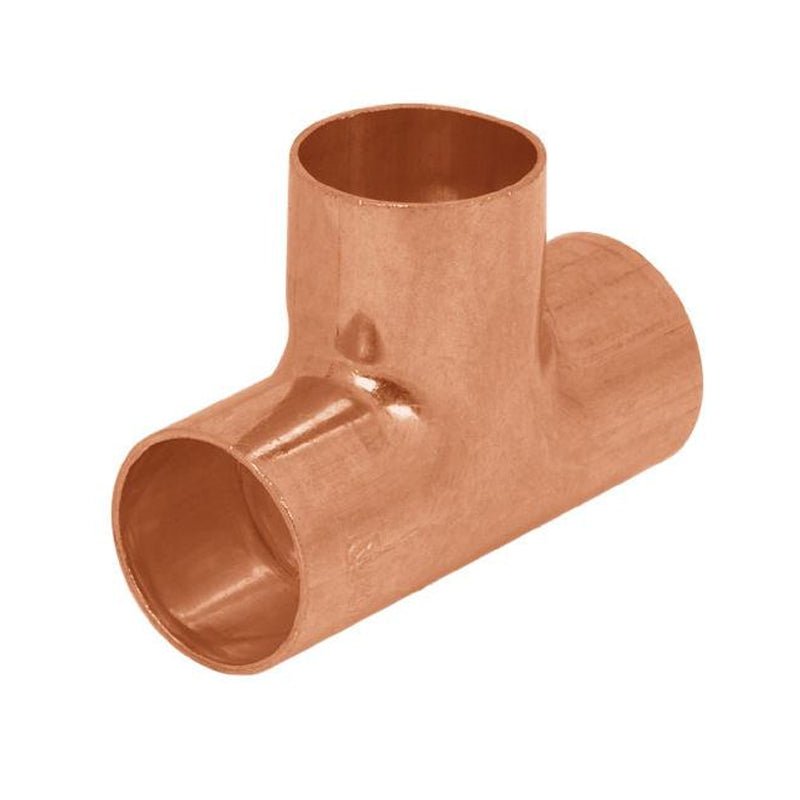 Tee Cobre 1" X 1" A Un Lado X 1/2" Centro 211R - Tool Ferreterías / Ferretodo - Herramientas y material de construcción.
